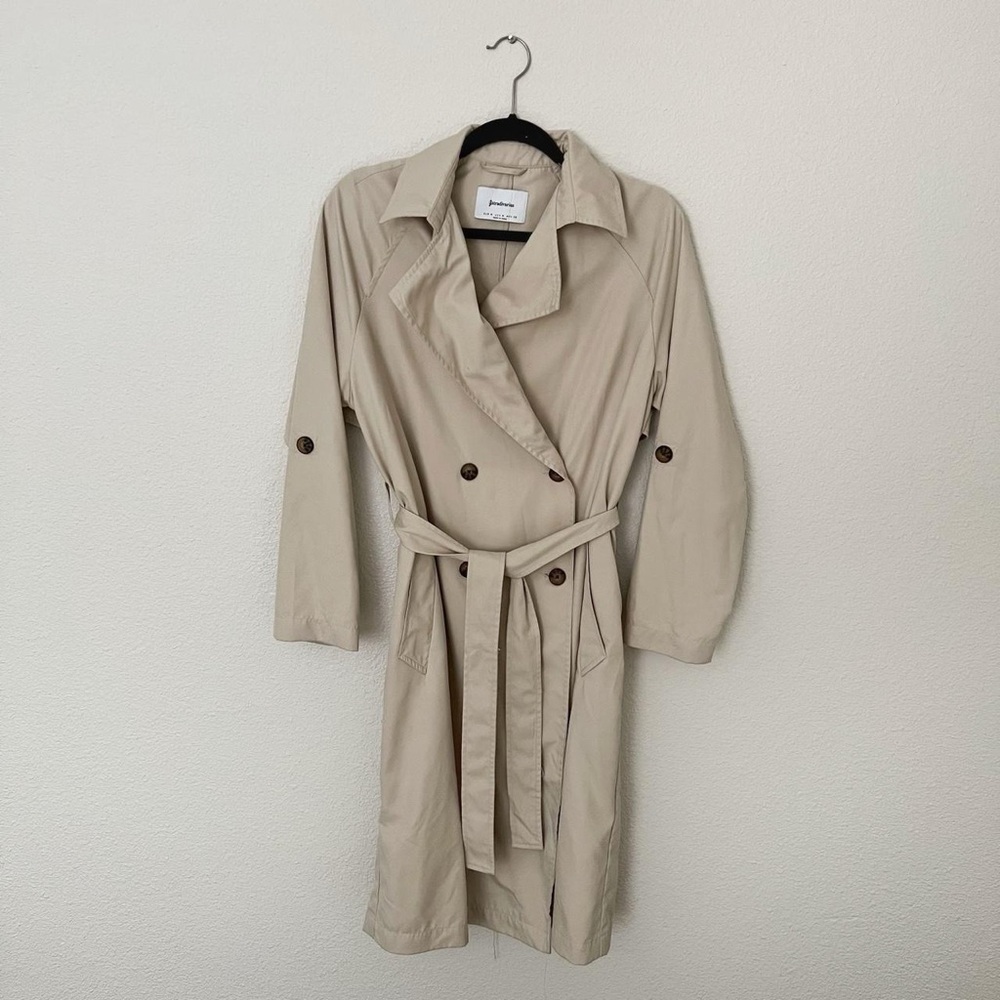 Stradivarius Beige Trench Coat